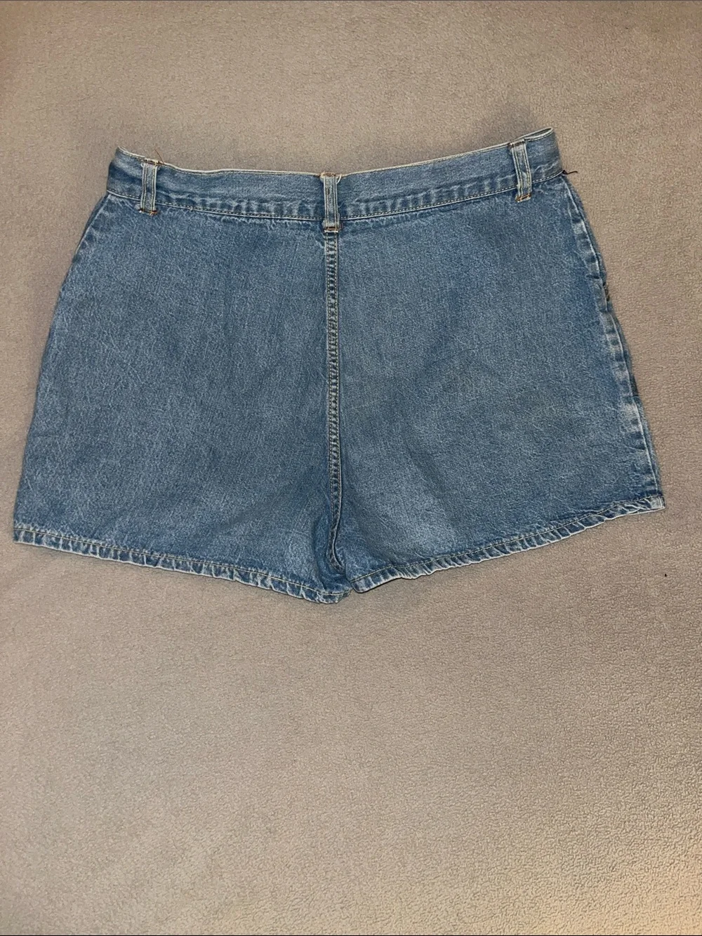 Vintage Snap Button Denim Shorts